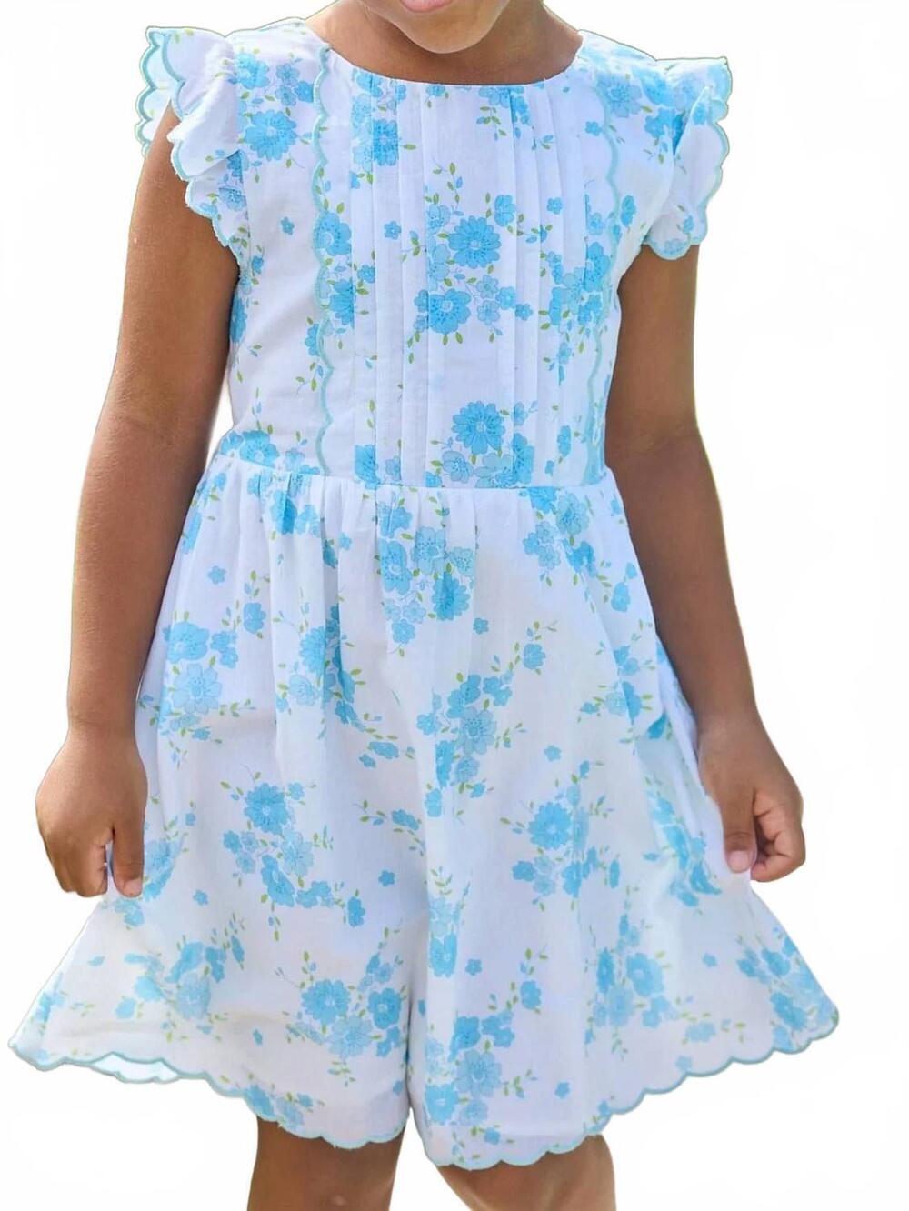 NEW LITTLE ENGLISH girls mila sundress in turks floral